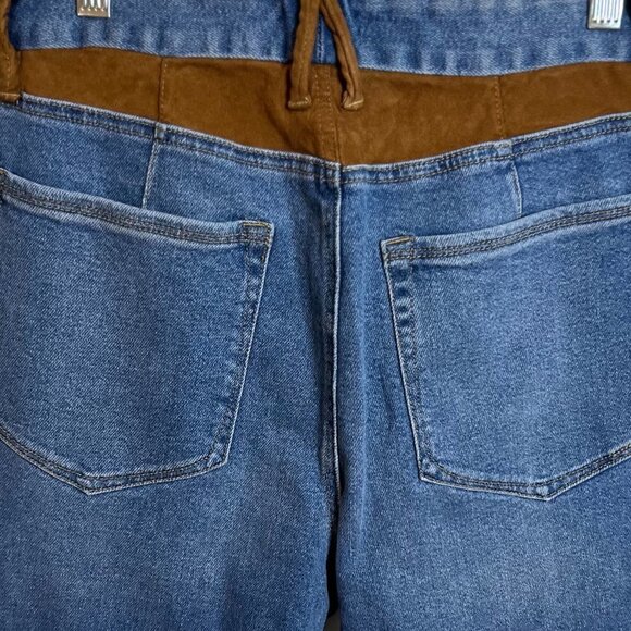 GOOD AMERICAN Good Icon Suede mixing indigo Size 10/30 - Picture 9 of 15